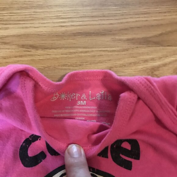 Baby Girl Short Sleeve One Piece Lot Of 7 Size 3-6M Mixed Patterns - Picture 12 of 16